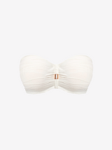 Beach Waves D-G Bandeau Bikini Top - Linen