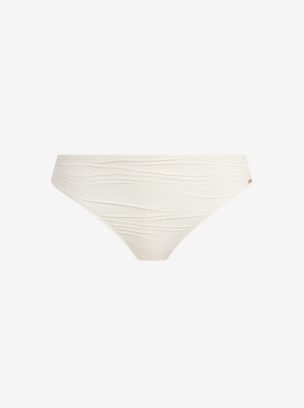 Beach Waves Mid-Rise Bikini Briefs - Linen