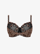 Talia Underwired Side Support Bra - Leopard
