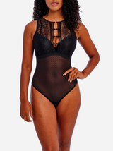 Sydnie Lace Bodysuit - Black