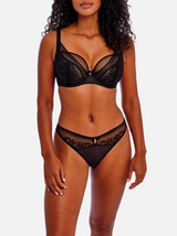 Sydnie Plunge Bra - Black