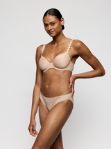 Avero Underwired Spacer T-Shirt Bra - Caffe Latte