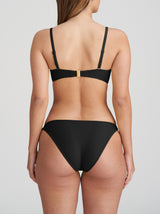 Brigitte Side-Tie Bikini Briefs - Black