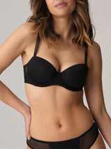 Louie Balcony Bra - Black