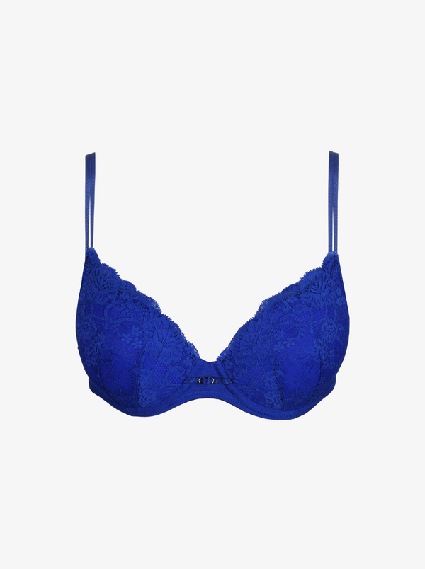 Melipha Heartshape Plunge Bra - Blue Print