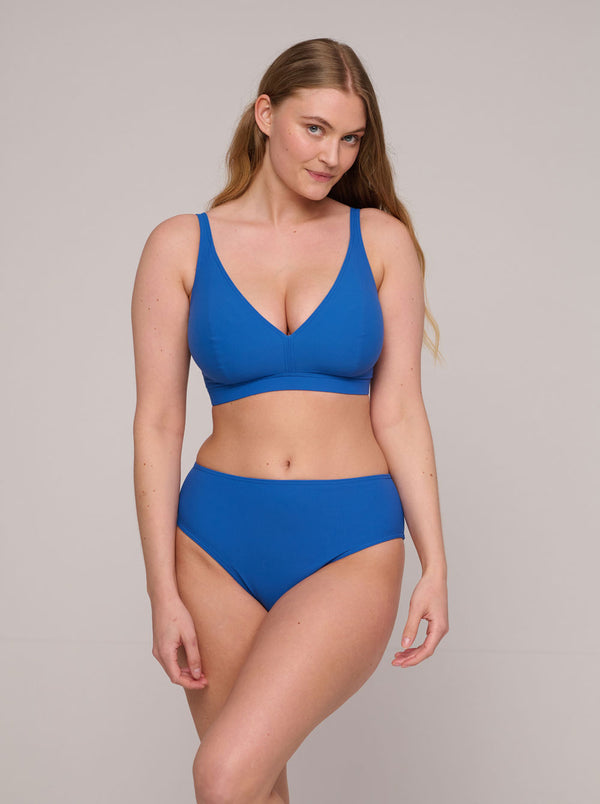 Aswan Full Bikini Briefs - Delphinium Cheer Blue