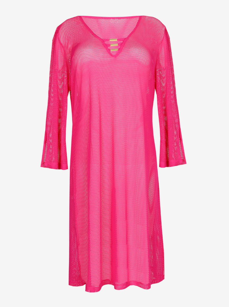 Aswan Kaftan - Dragon Fruit