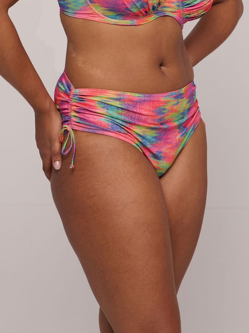 Cairo Drawstring Full Bikini Briefs - Sunset Nile