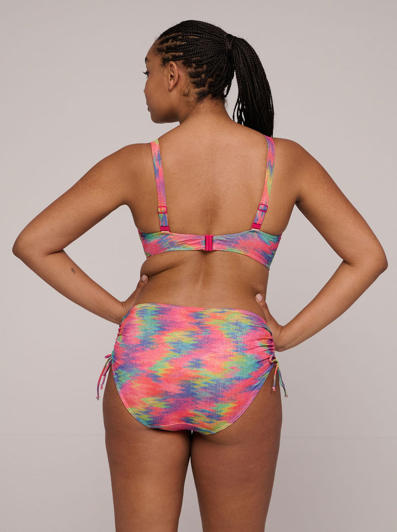 Cairo Drawstring Full Bikini Briefs - Sunset Nile