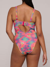 Cairo C-G One-Shoulder Swimsuit - Sunset Nile