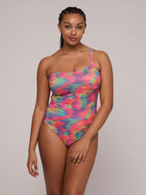 Cairo C-G One-Shoulder Swimsuit - Sunset Nile