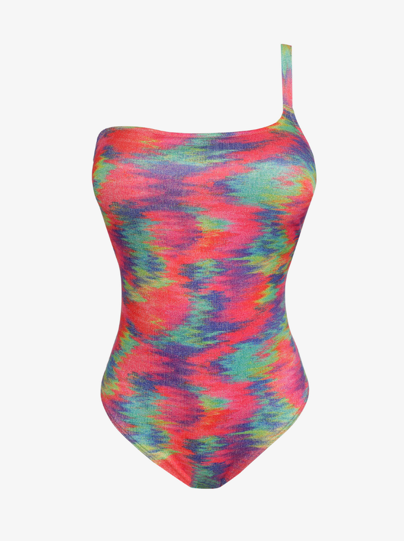 Cairo C-G One-Shoulder Swimsuit - Sunset Nile