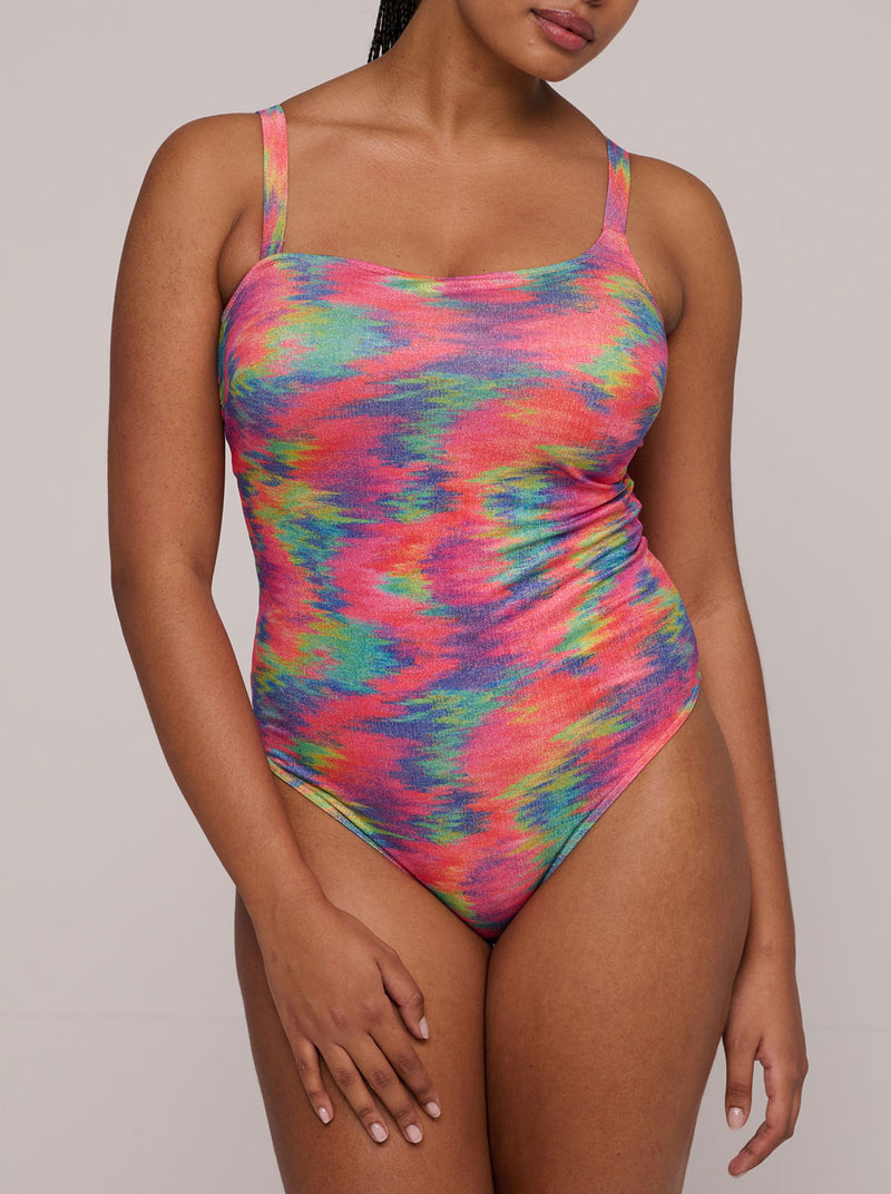 Cairo C-G One-Shoulder Swimsuit - Sunset Nile