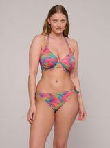 Cairo C-G Plunge Bikini Top - Sunset Nile