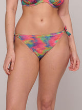 Cairo Side-Tie Bikini Briefs - Sunset Nile