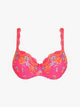 Cala Luna Padded Balcony Bra - Blogger Pink