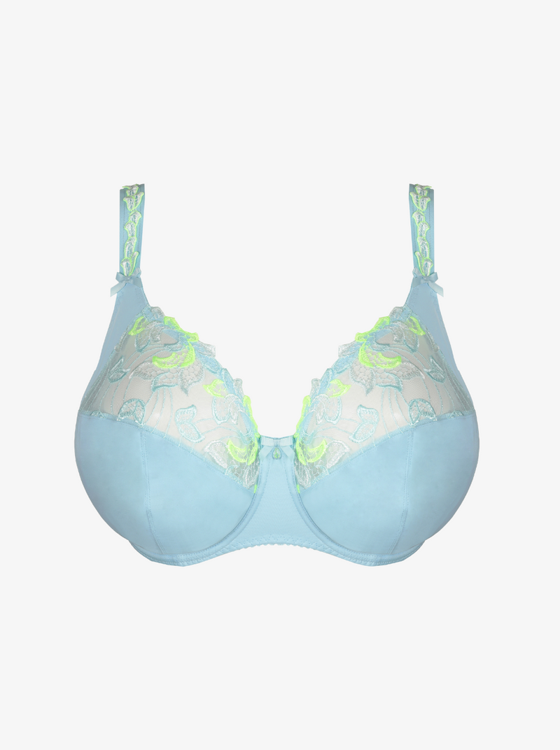 Deauville I-K Full Cup Support Bra - Milky Blue