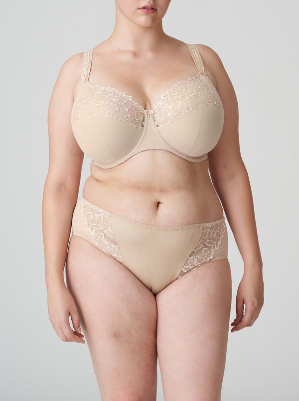 New! Deauville Full Cup Support I-K Bra - Caffe Latte