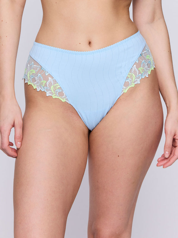 Deauville Luxury Thong - Milky Blue