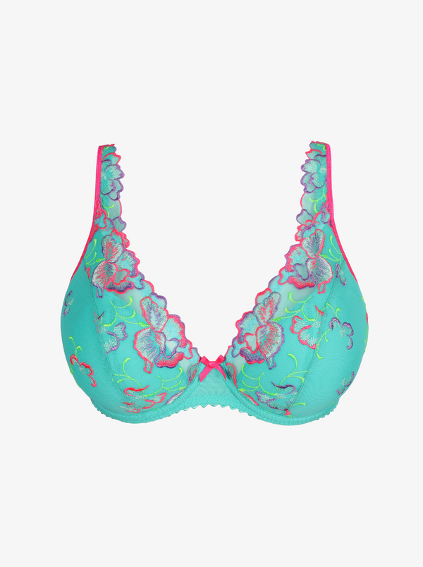 Devdaha Plunge Bra - Mermaid Blue