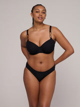 Kiruna B-H Balcony Bikini Top - Black