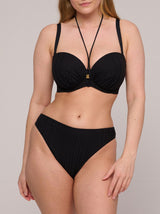 Kiruna C-G Bandeau Bikini Top - Black