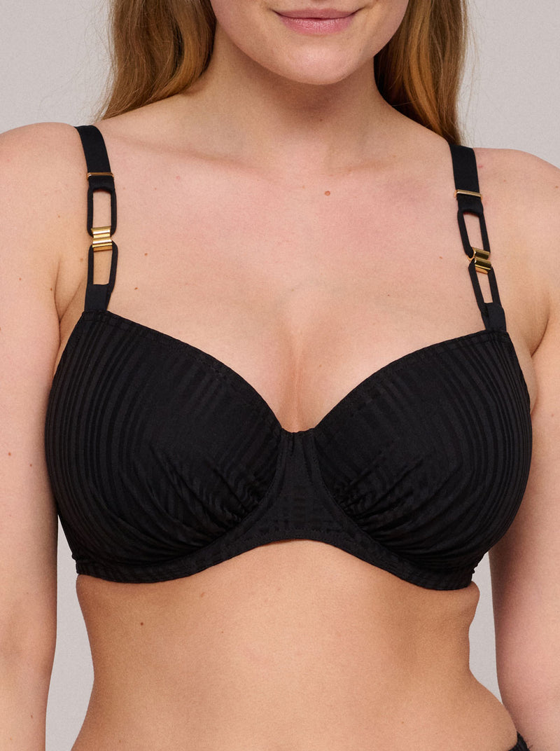 Kiruna C-I Full Cup Bikini Top - Black