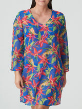 Latakia Floral-Print Kaftan