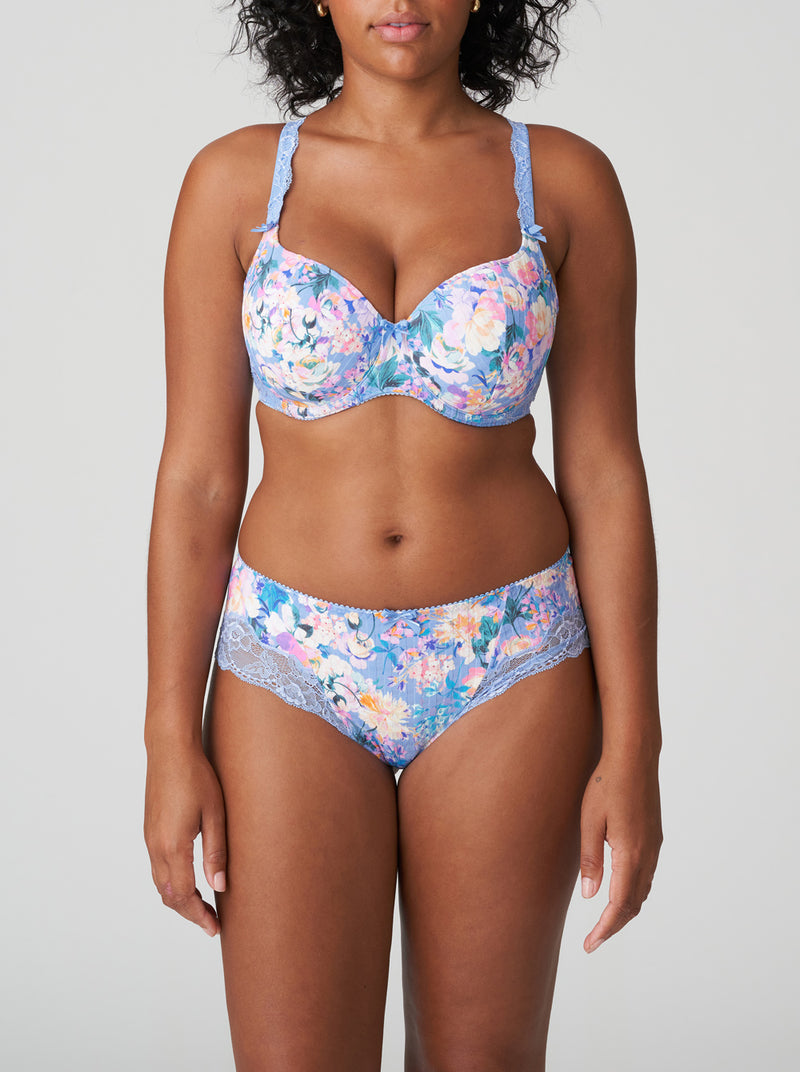 Madison Rio floral-print lace-trimmed briefs - Open Air