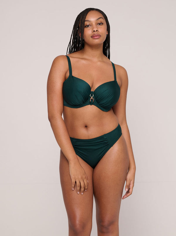 Mangalore C-G Balcony Bikini Top - Jewel Green