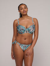 Riyad C-G Balcony Bikini Top - Turquoise Seas