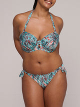 Riyad C-G Balcony Bikini Top - Turquoise Seas