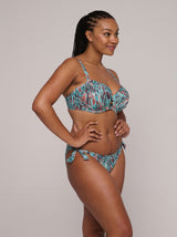 Riyad C-G Balcony Bikini Top - Turquoise Seas