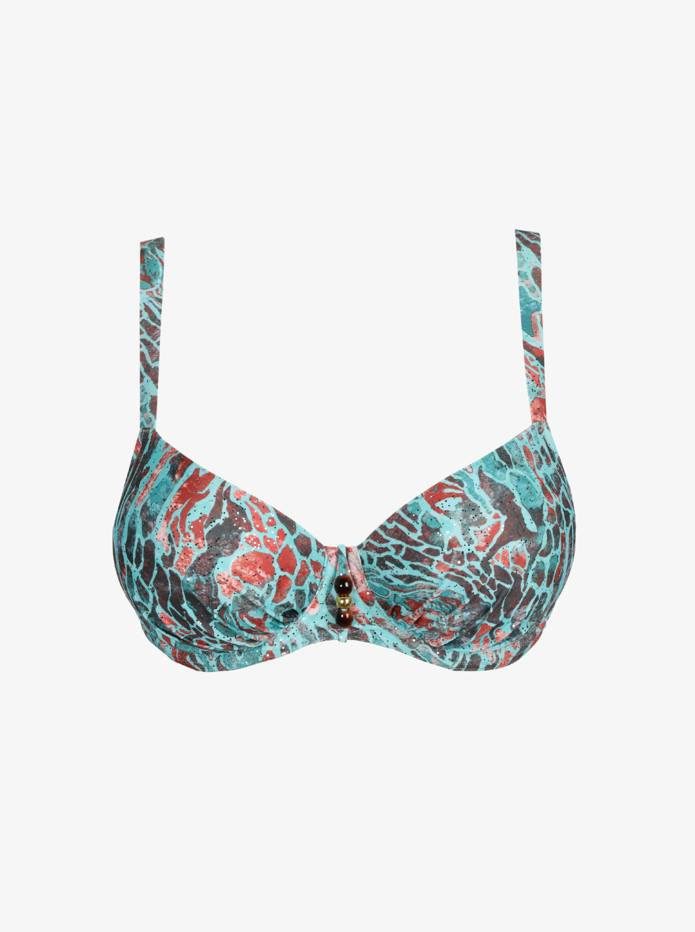Marie Meili Bikini Donna Turchese A Strisce | 80% Poliammide, 20% Elastan | Lavabile In Lavatrice | Taglia M
