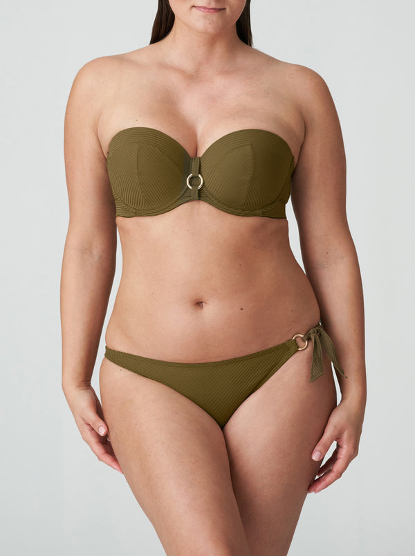 Sahara C-G Multiway Bandeau Bikini Top - Olive