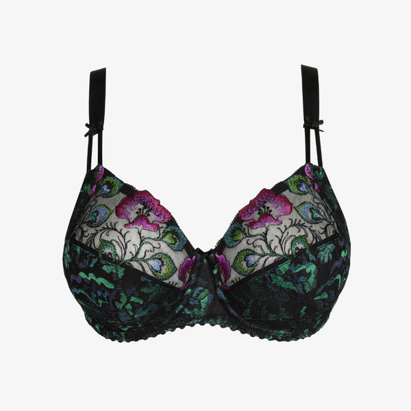 San Angel underwired full cup bra - Peacock Feather | Prima Donna