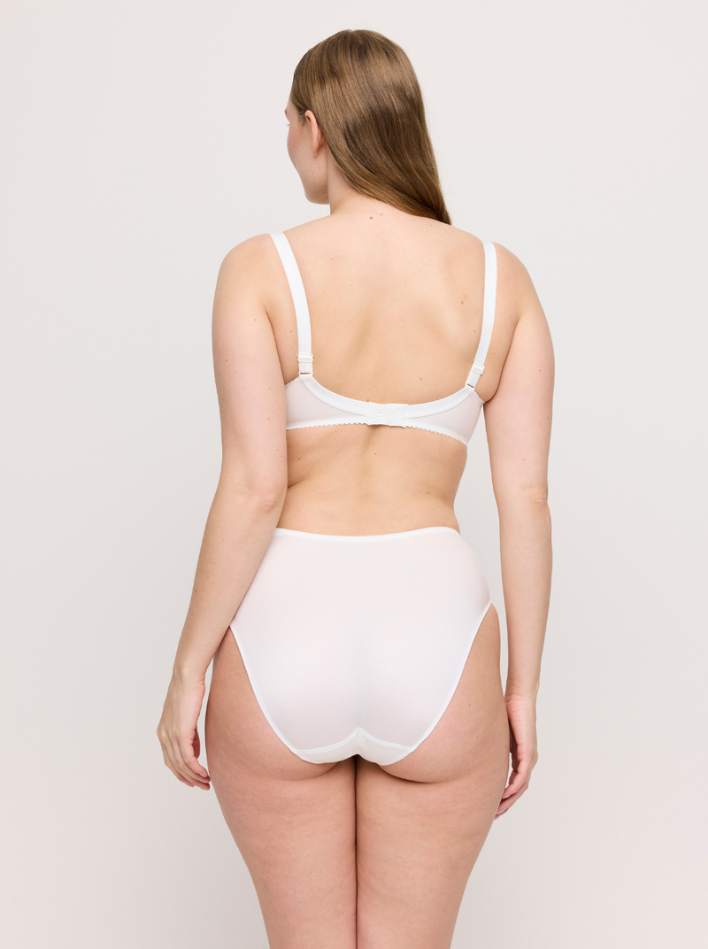 Satin Smooth Full Briefs - Natural