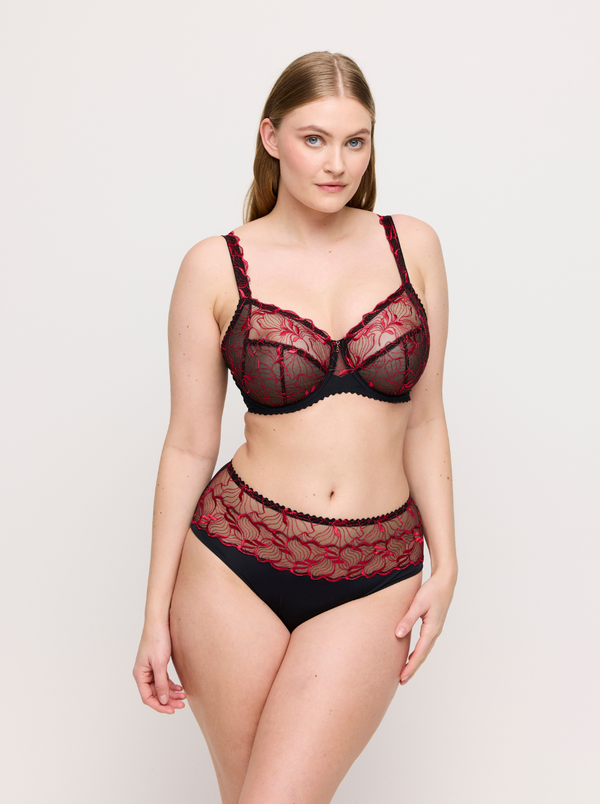 Springdale Full Briefs - Black Rose