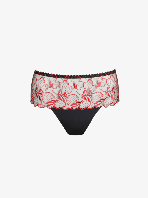Springdale Luxury Thong - Black Rose