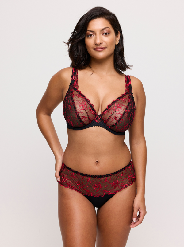 Springdale Luxury Thong - Black Rose