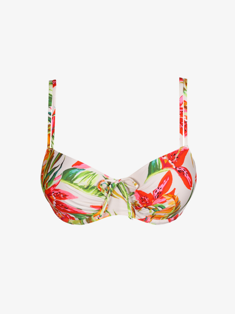 Tanzania C-G Balcony Bikini Top - Calm Tropics