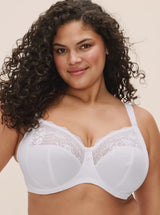 Morgan Underwired Full Cup Bra - White