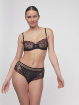 Juliane Underwired Balcony Bra - Black