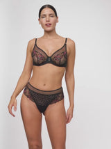 Juliane Underwired Full Cup Bra - Black
