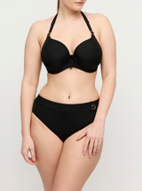 Delray B-H Underwired Full Cup Bikini Top - Black