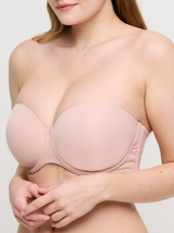 Figuras Underwired Strapless Bra - Powder Rose