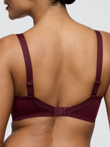 Salerno Underwired Full Cup Bra - Evening Red