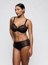 Solisse Underwired Full Cup Bra - Black