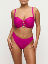 Uvita B-G Underwired Bandeau Bikini Top - Deep Magenta