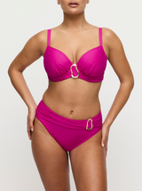 Uvita B-H Underwired Full Cup Bikini Top - Deep Magenta